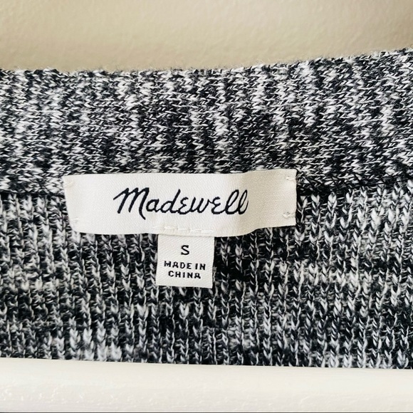 Madewell Button Up Cardigan Gray Sz Small - Picture 4 of 8